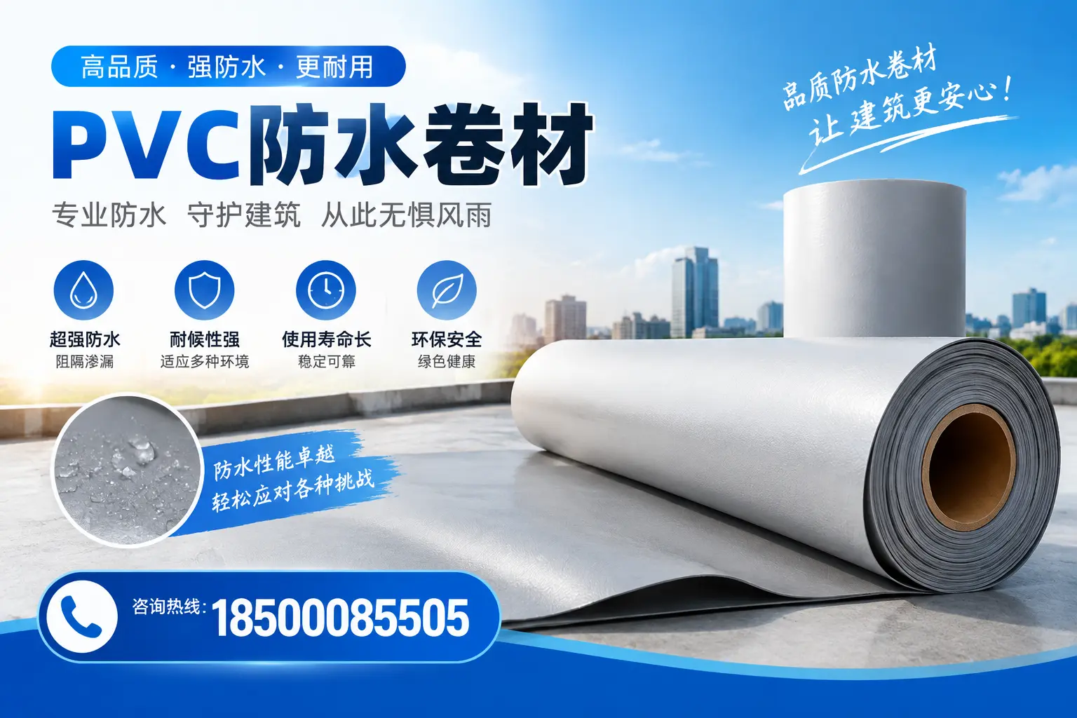 如何选择高质量的PVC防水卷材?晋城消费者必看指南