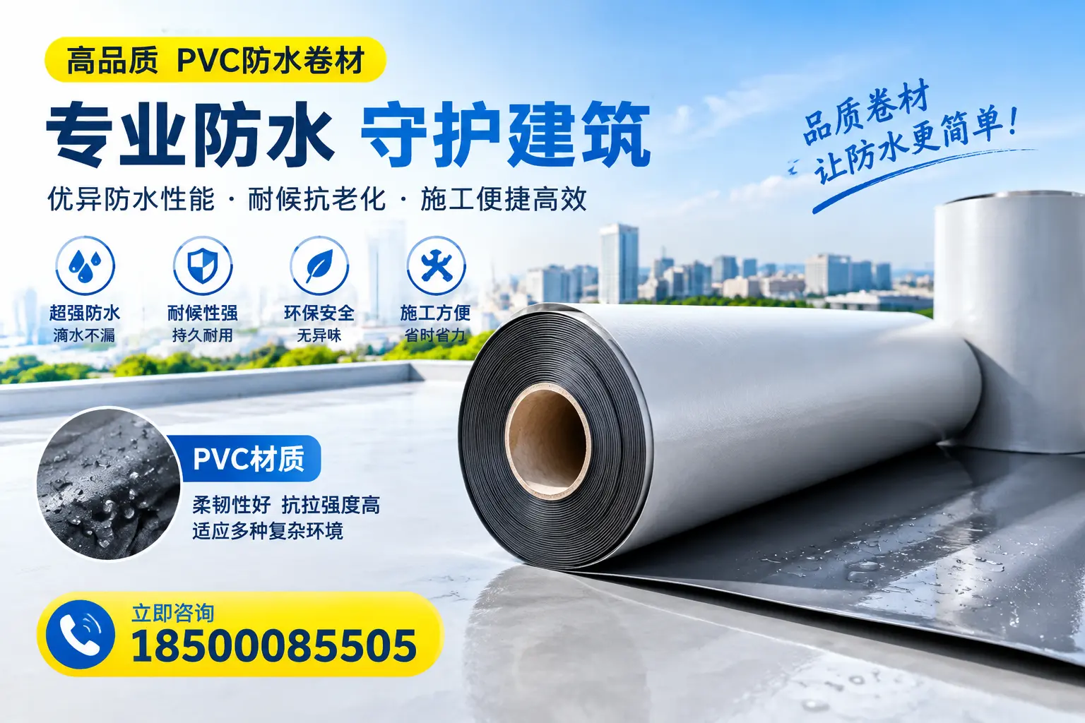 PVC防水卷材的安全性分析,晋城居民需了解的知识