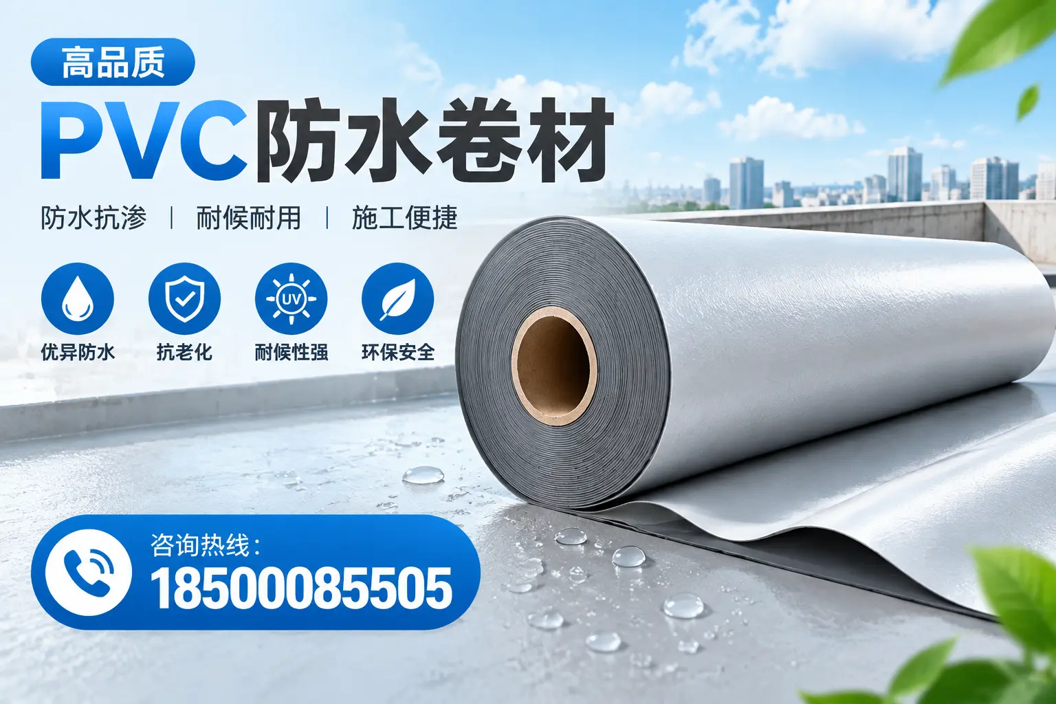 什么是pvc防水卷材?晋城消费者需了解的基础知识